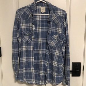 American eagle flannel pattern shirt